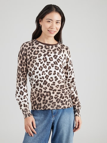 monari Пуловер в кафяво: отпред