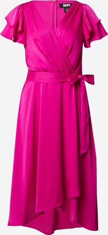Robe DKNY en rose : devant
