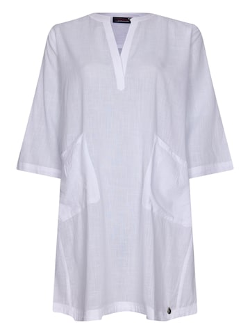 Rebelle Beach Dress in White: front