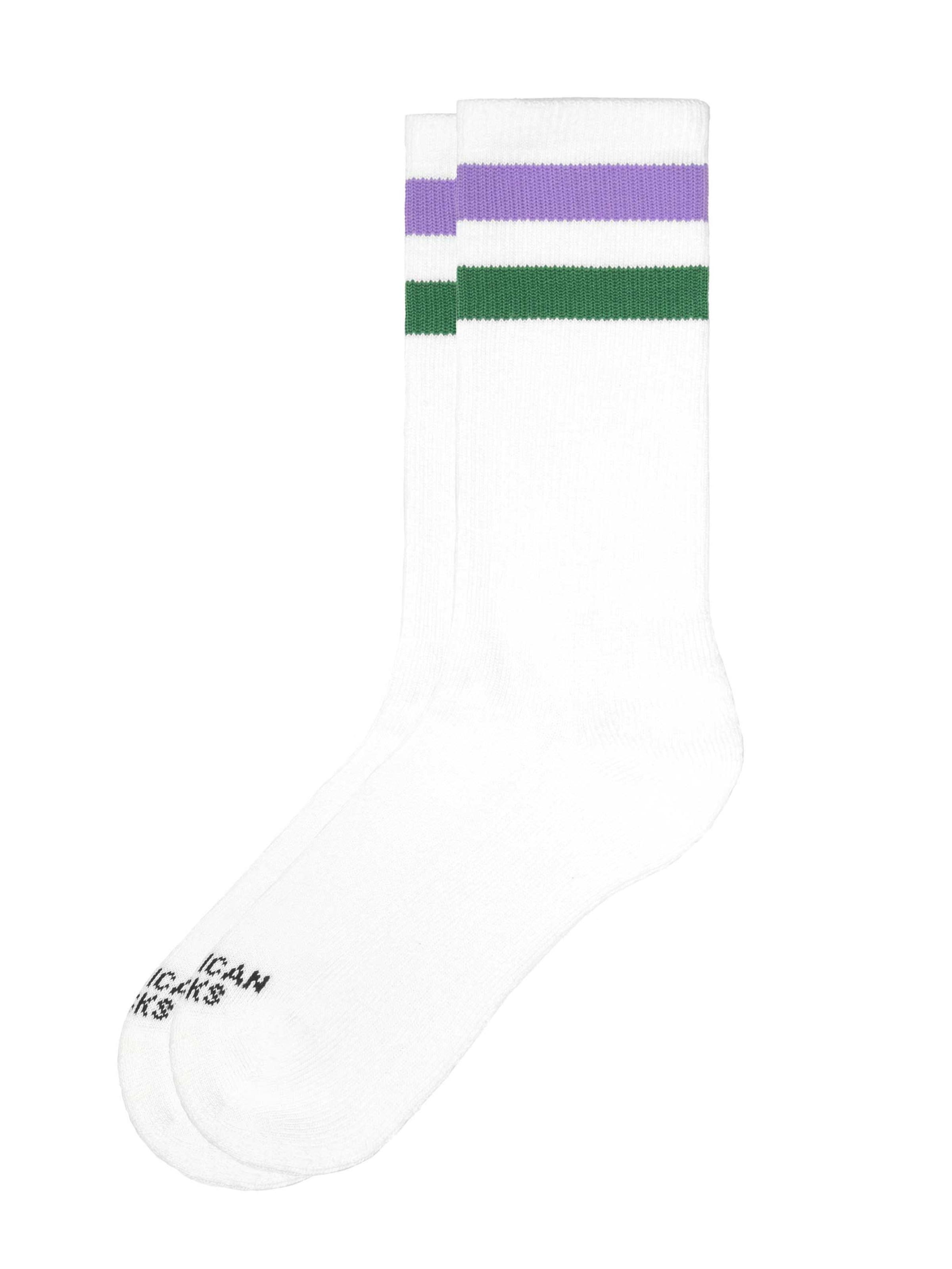 American Socks Socks 'Joker - Mid High' in White: front