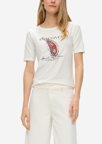 s.Oliver - Camiseta en blanco: frente