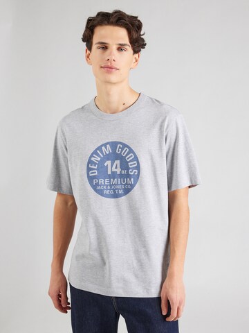 Jack & Jones Premium Shirt 'JPRBLURASHFORD' in Grey: front