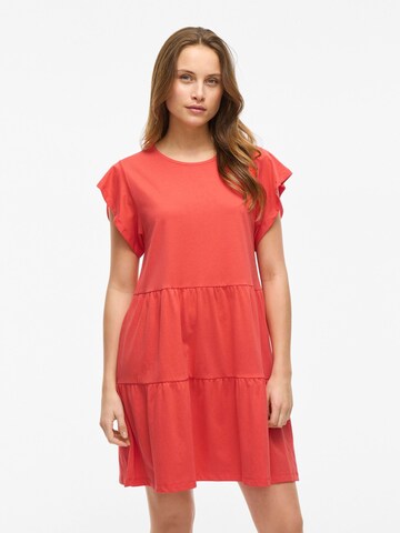 Robe 'VISummer' VILA en rouge : devant