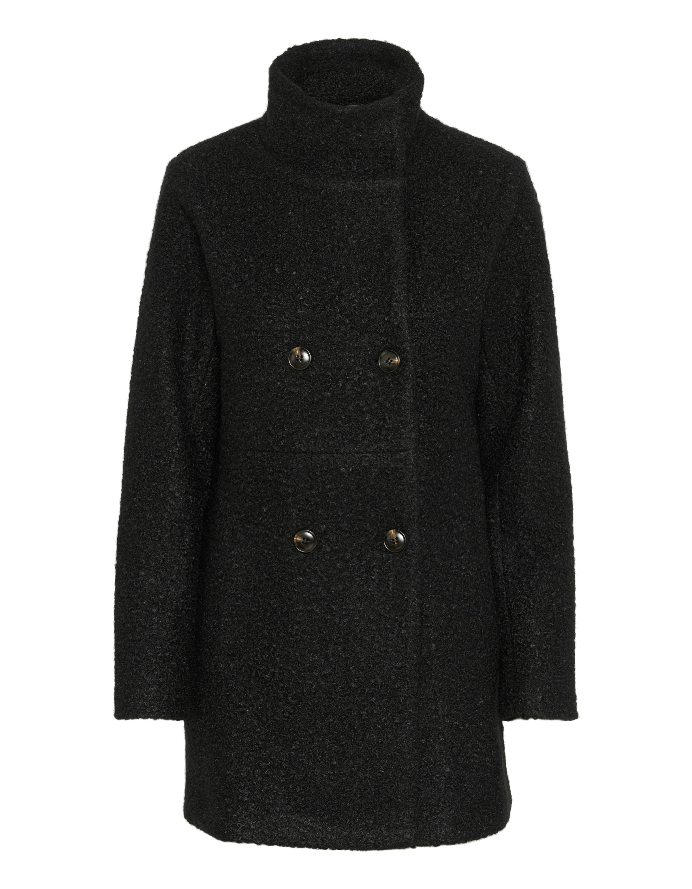 Kaffe Overgangsfrakke 'Anni' i sort: forside