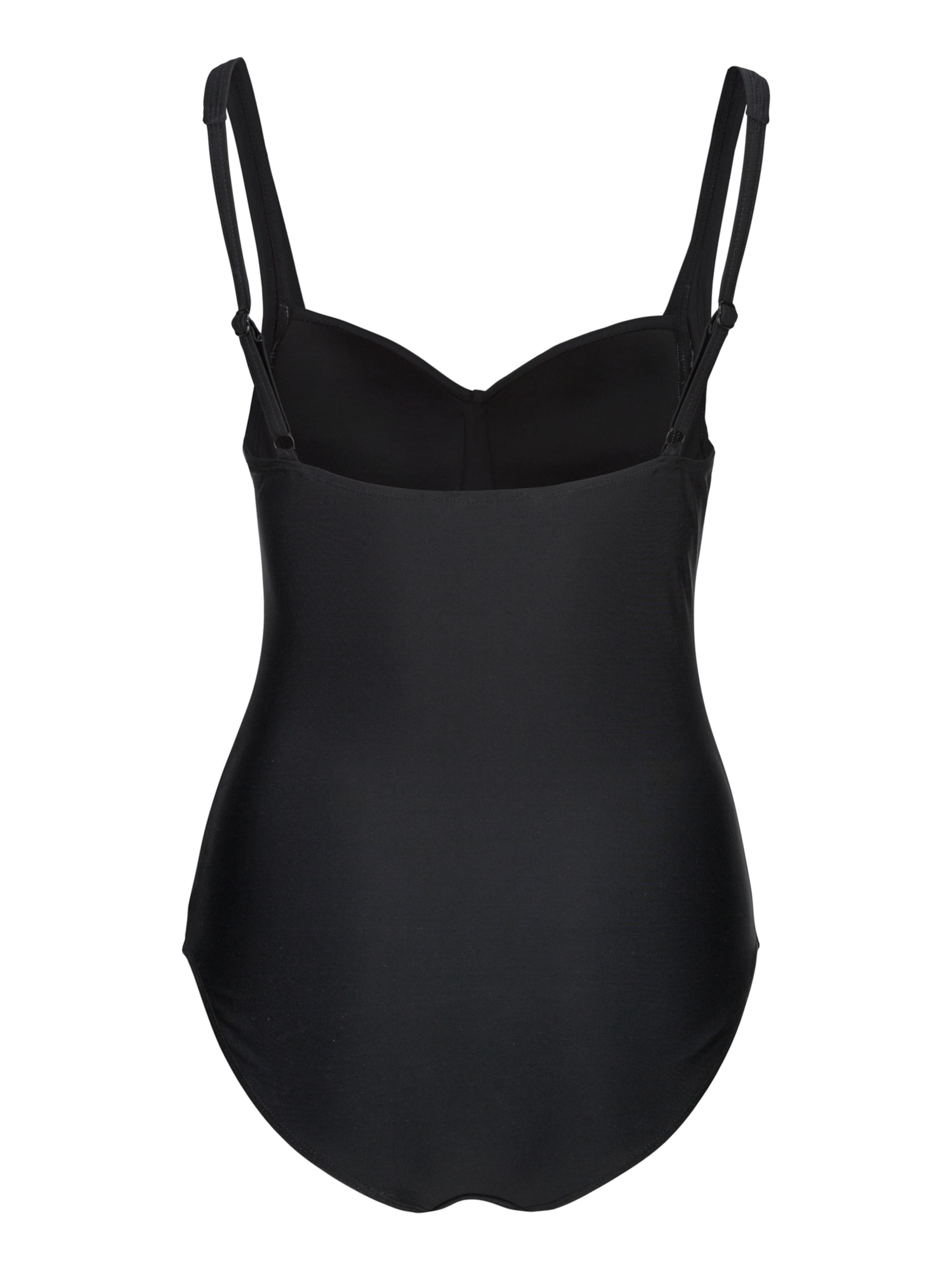 19V69 ITALIA Minimiser Swimsuit 'Luana' in Black