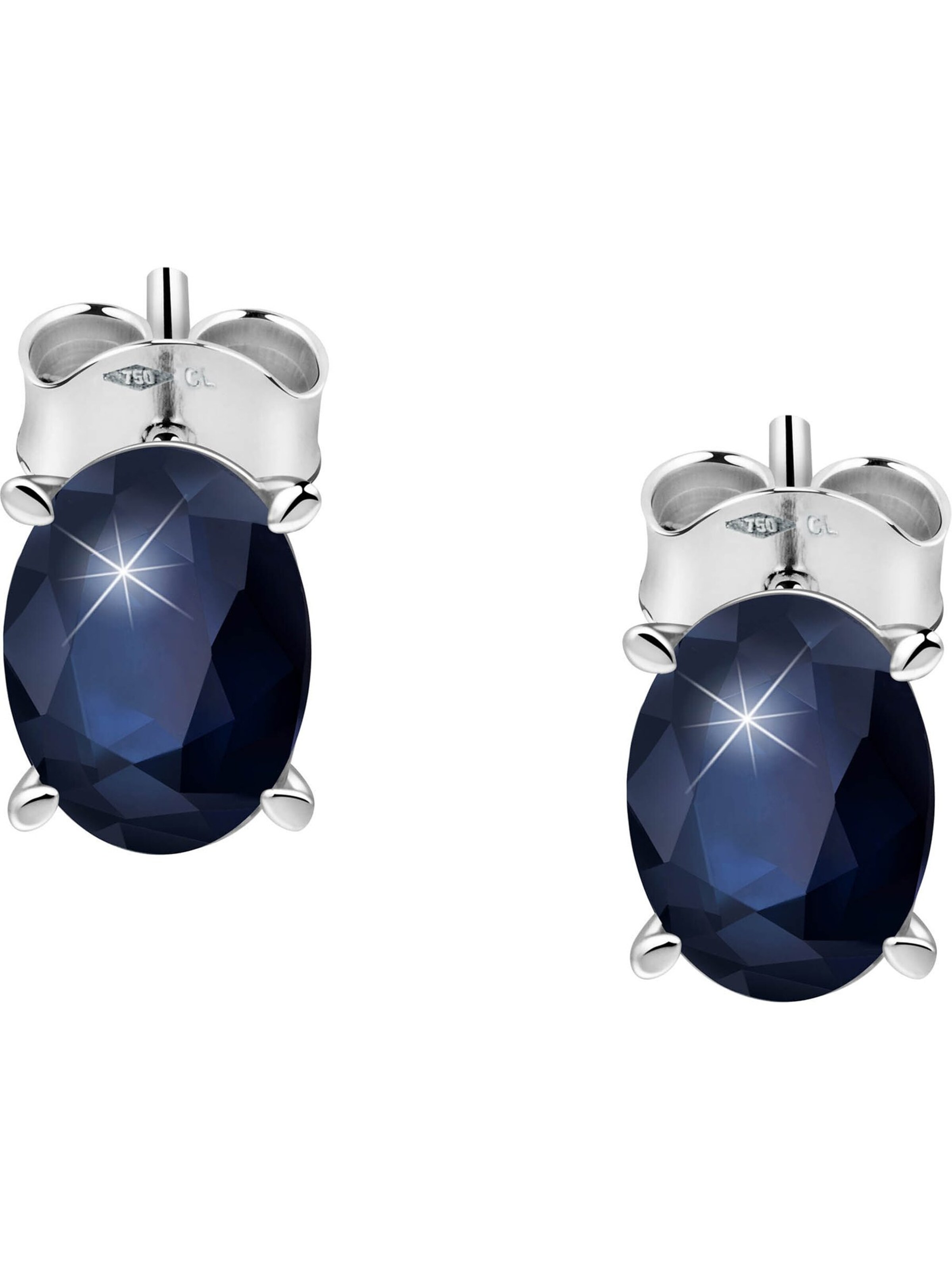 CHRIST Ohrringe in Blau