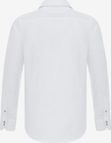 Coupe regular Chemise 'Tywin' DENIM CULTURE en blanc