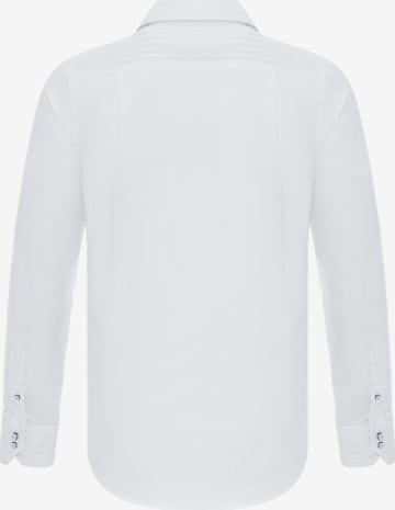 Coupe regular Chemise 'Tywin' DENIM CULTURE en blanc