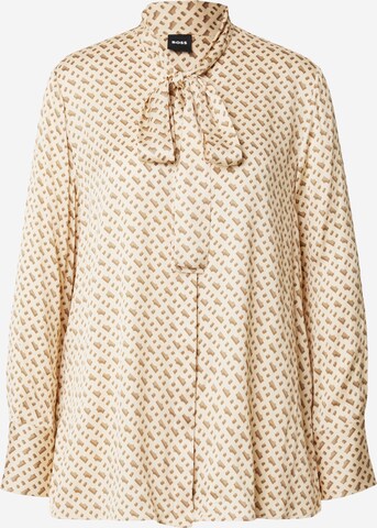 BOSS Blouse 'Bitoa' in Beige: voorkant