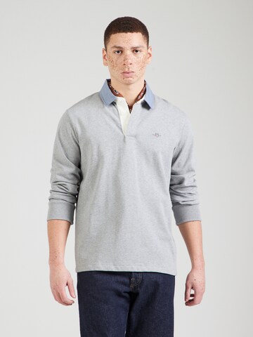 GANT Футболка в Серый: спереди