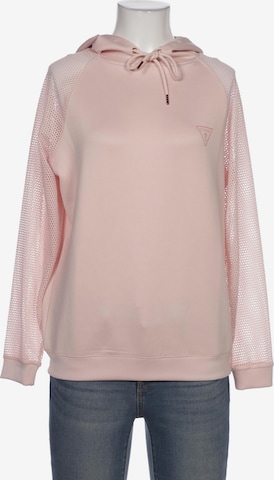 GUESS Sweatshirt & Zip-Up Hoodie in M in Pink: front