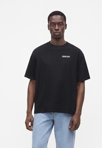 Calvin Klein Jeans - Camisa 'CALVIN OR NTHING' em preto