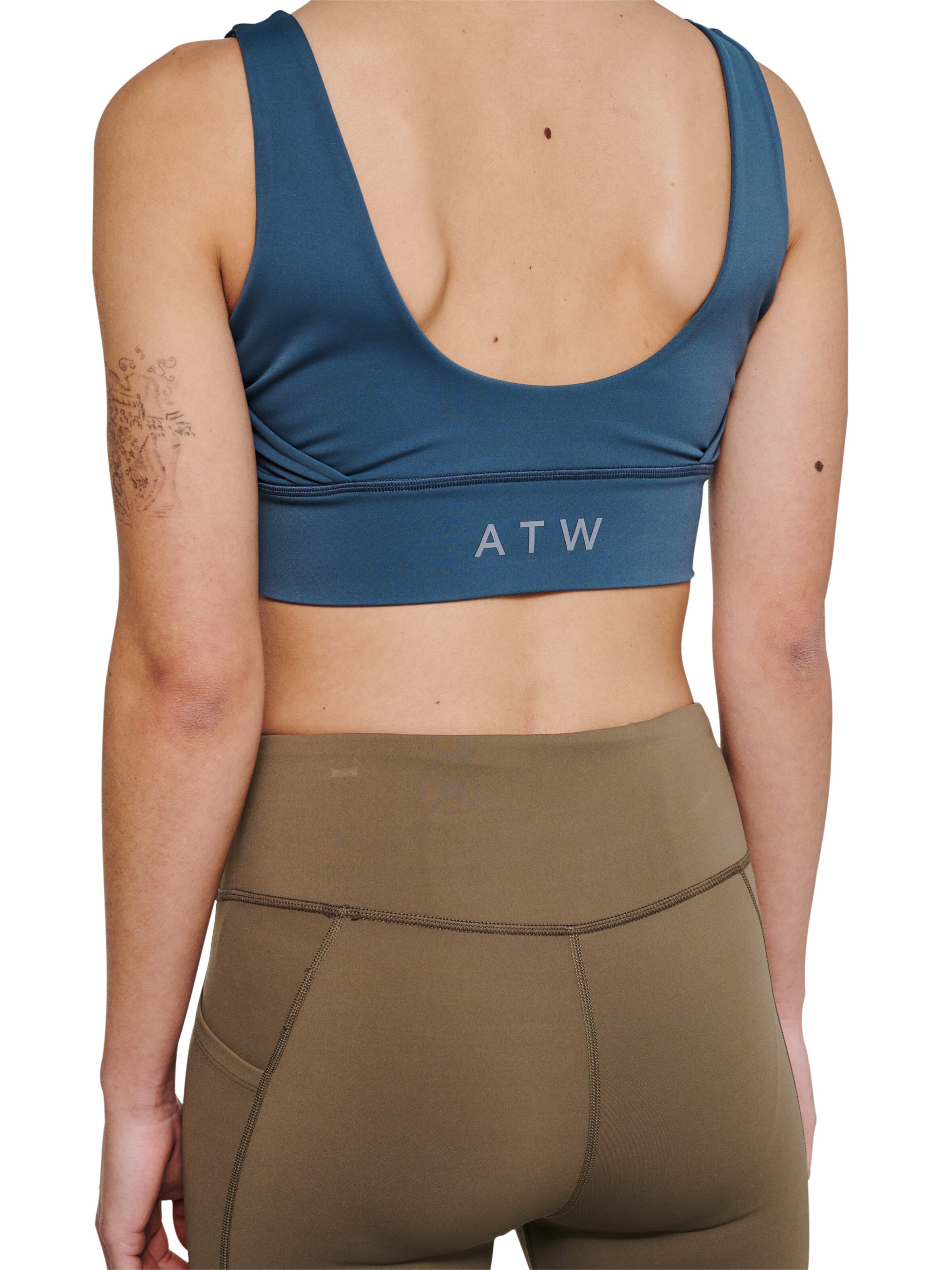 HALO Bustier Sporttop in Blau