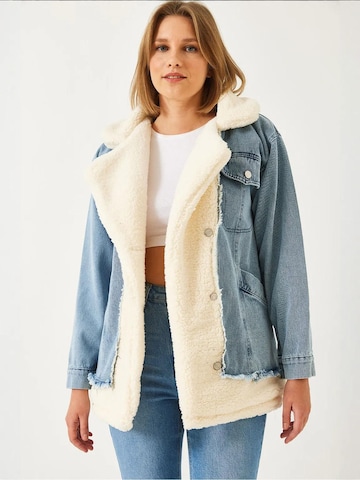 Bianco Lucci Tussenjas in Beige: voorkant