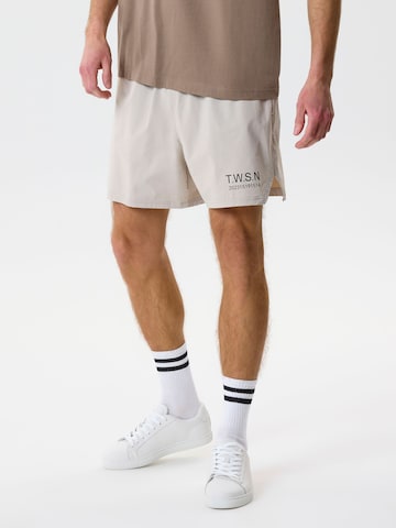 TWO SOON regular Bukser i grå: forside