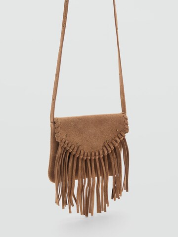 MANGO KIDS Torba 'Fringe' w kolorze brązowy