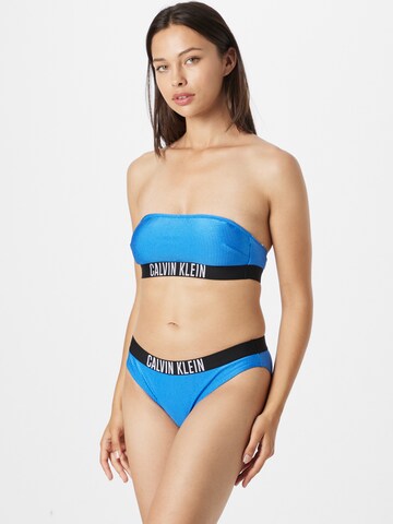 Calvin Klein Swimwear Regular Bikinitop 'Intense Power' in Blauw