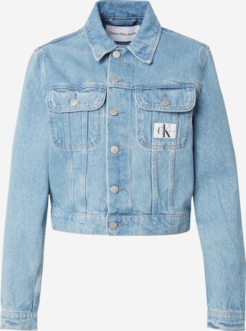 Calvin Klein Jeans Between-Season Jacket in Blue: front