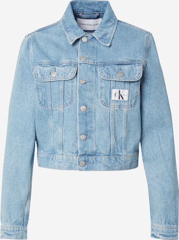 Veste mi-saison Calvin Klein Jeans en bleu : devant