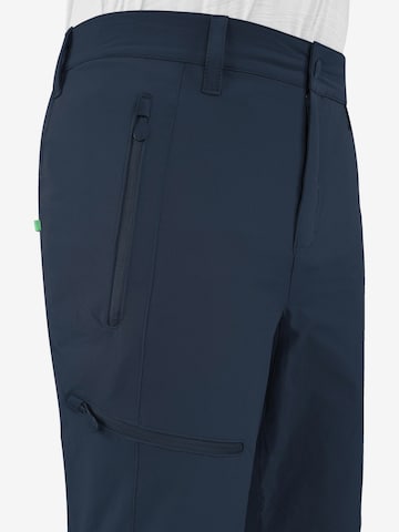 Regular Pantalon outdoor 'Basin' normani en bleu