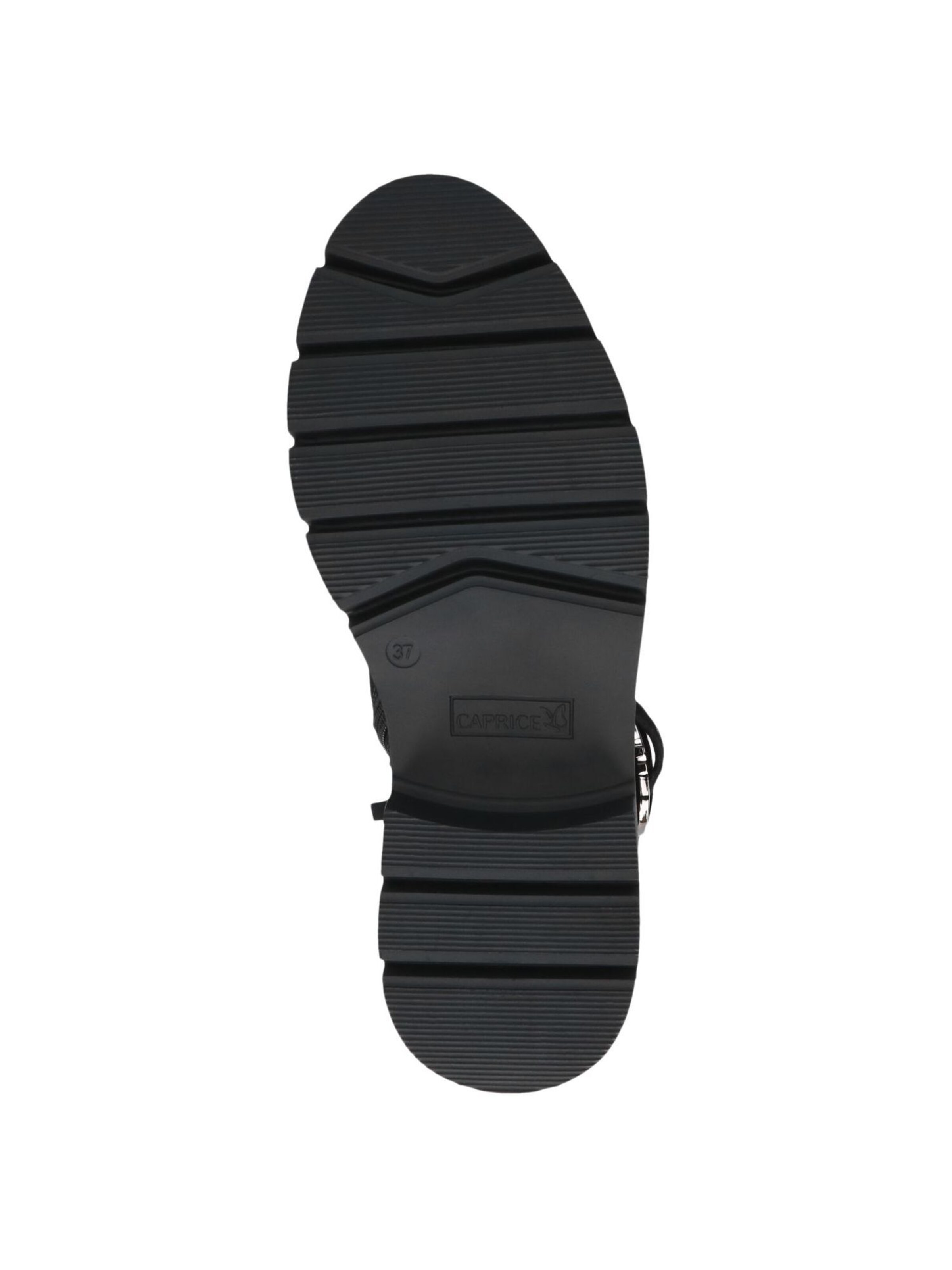 CAPRICE Schnürstiefelette in Schwarz