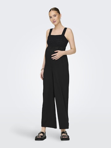 Only Maternity Jumpsuit in Black: front