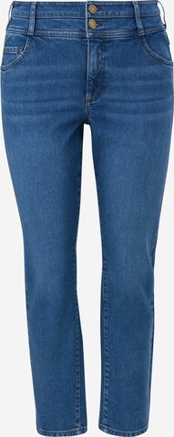 TRIANGLE Slim fit Jeans in Blue: front