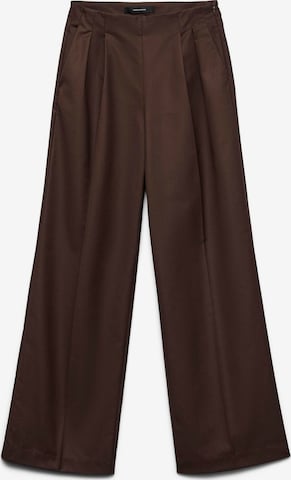 Pantalon à pince 'VMHailey' VERO MODA en marron : devant
