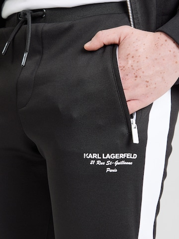 Karl Lagerfeld Normalny krój Spodnie w kolorze czarny