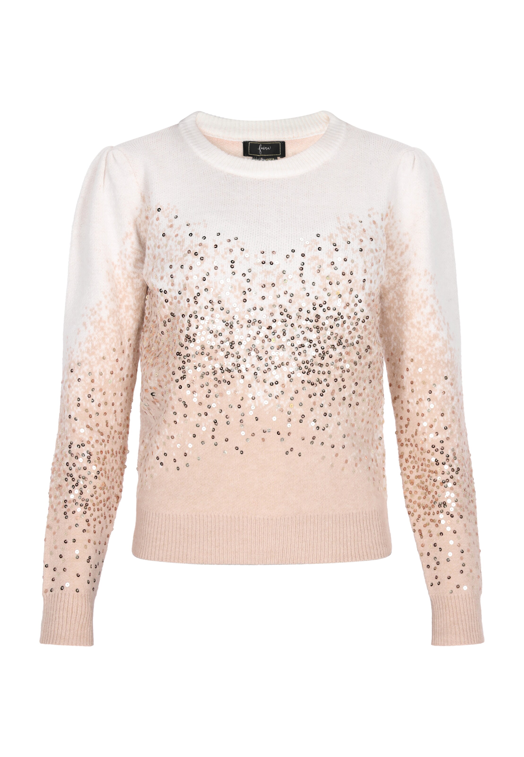 faina - Jersey en beige: frente