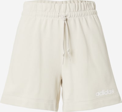 Sportinės kelnės 'Essentials' iš ADIDAS SPORTSWEAR, spalva – balta / balkšva, Prekių apžvalga