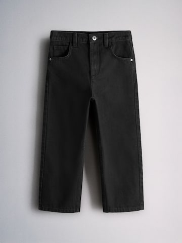 The Set Baggy Jeans i grå