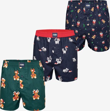 Happy Shorts Boxershorts 'Christmas' in Mischfarben: predná strana