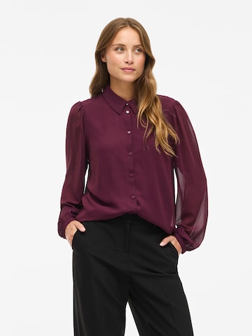 VILA - Blusa 'VIMicada' en rojo: frente