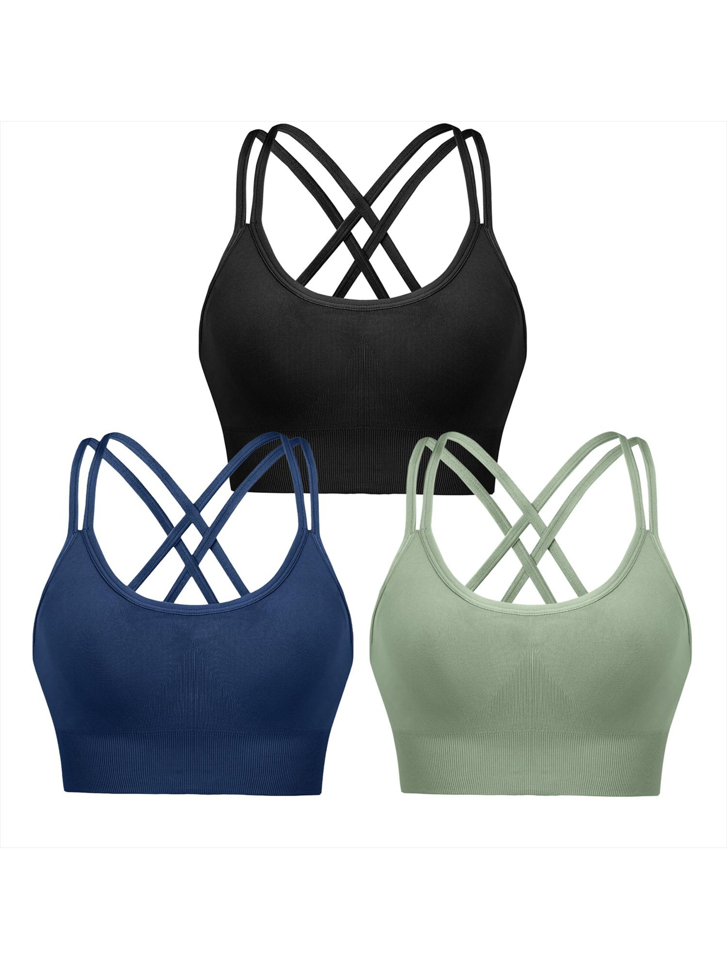 AOTTORI Bustier Sport-BH‌‌‌‌‌ in Blau: Vorderseite