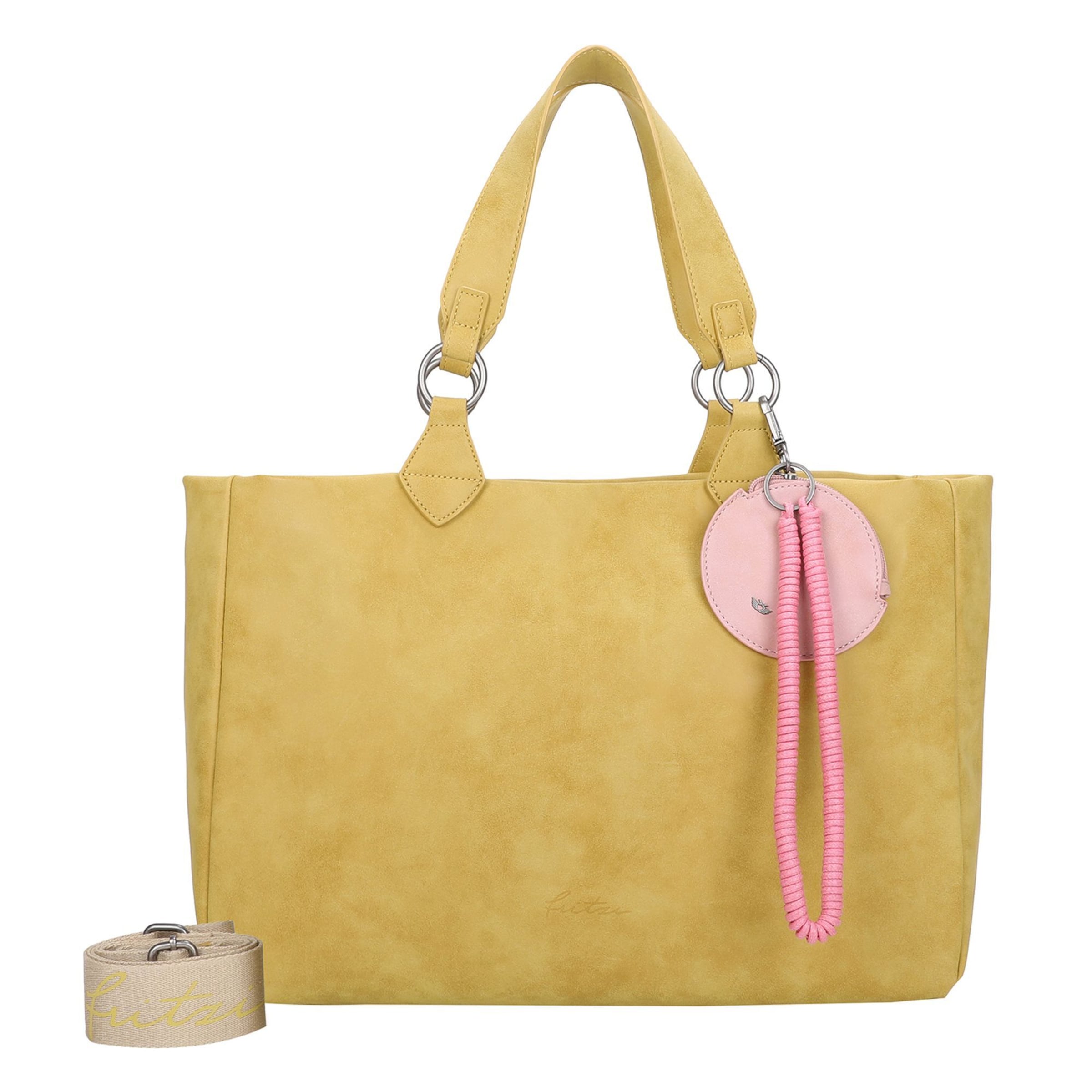 Shopper 'Izzy' di Fritzi aus Preußen in giallo: frontale