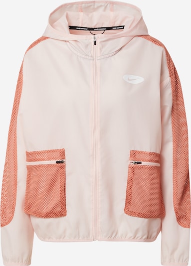 NIKE Športová bunda - broskyňová / ružová / biela, Produkt