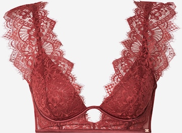 Hunkemöller Kolmio Rintaliivi 'Zoe' värissä punainen: etupuoli