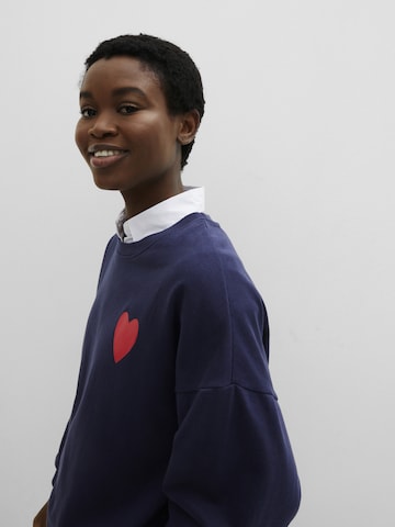 bonprix Sweatshirt in Blauw