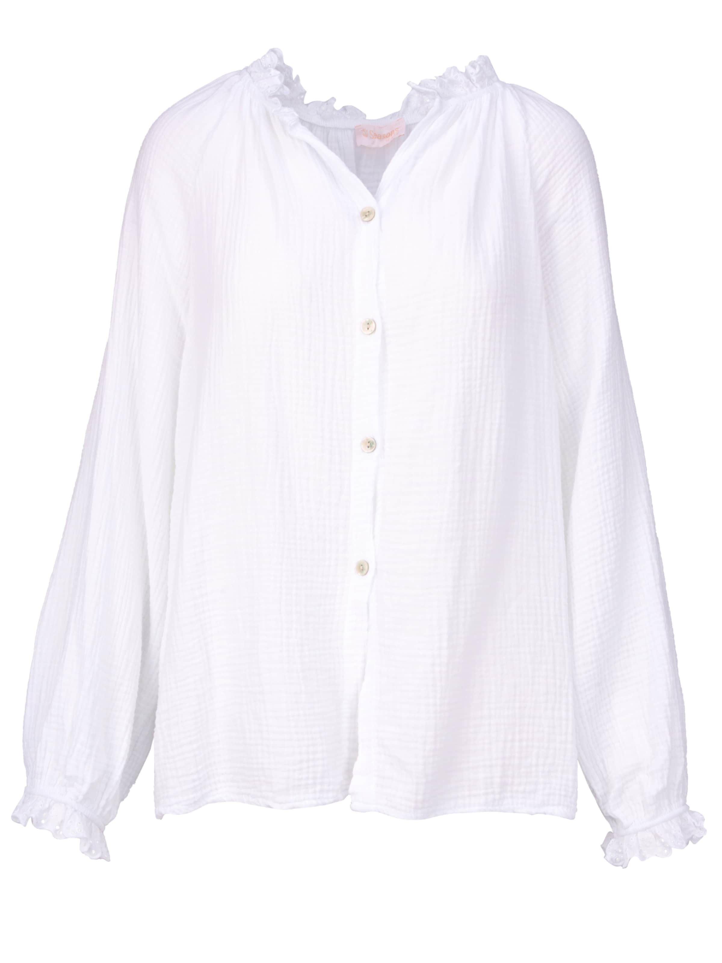 Seasons of April Blouse 'Cloe' in White: front
