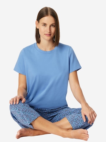 Chemise de nuit 'Mix & Relax' SCHIESSER en bleu