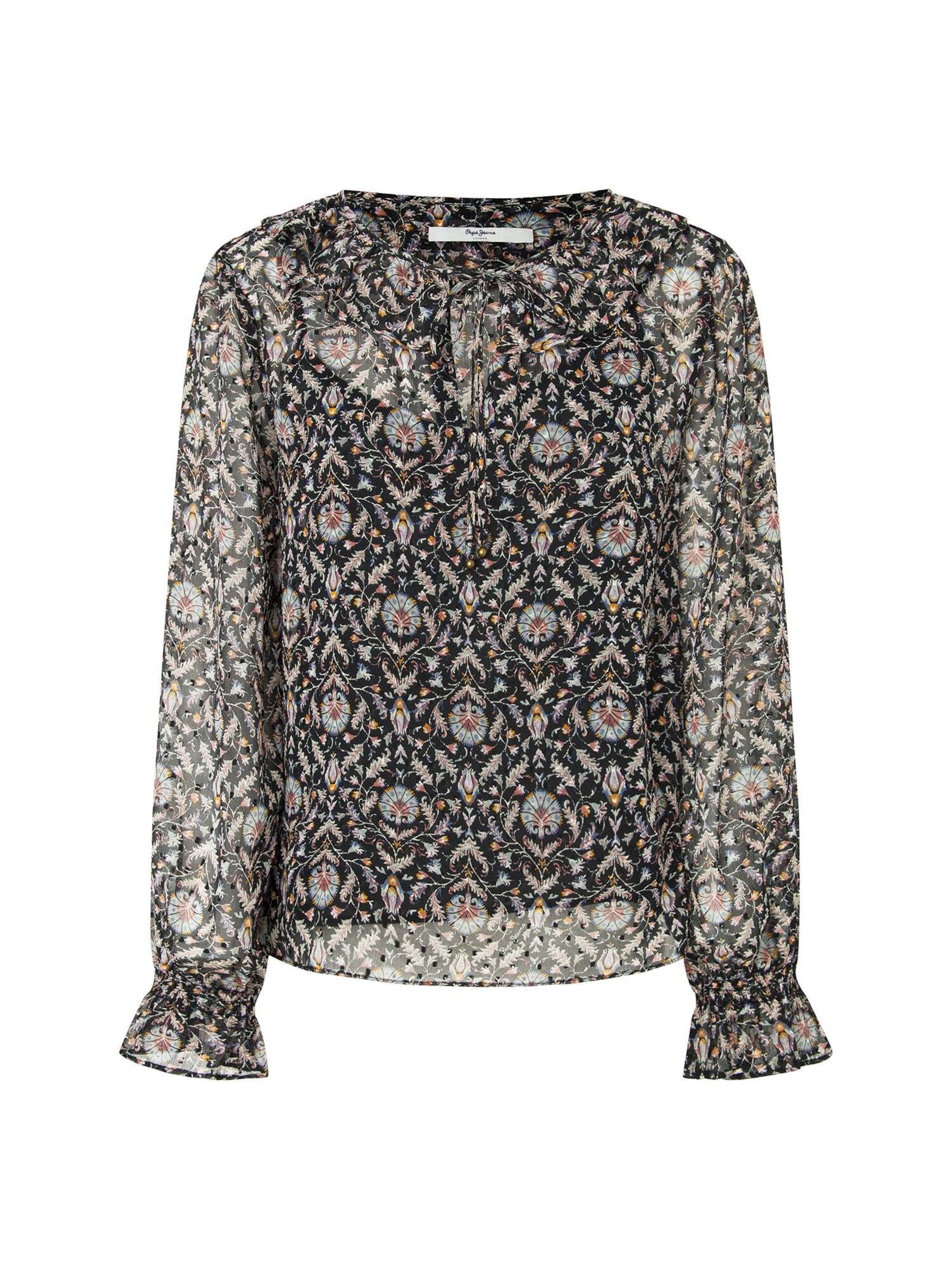 Camicia da donna 'Peggy' di Pepe Jeans in nero: frontale