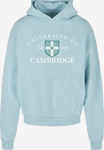 Merchcode Sweatshirt 'University Of Cambridge - Est 1209' in Blue: front