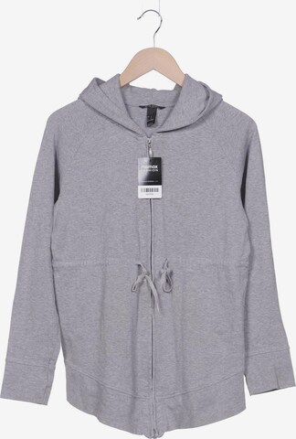 H&M Sweatshirt & Zip-Up Hoodie in L in Grey: front