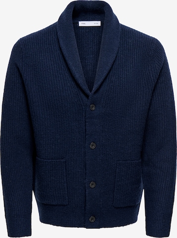 Only & Sons - Cárdigan 'ONSSKY' en azul: frente