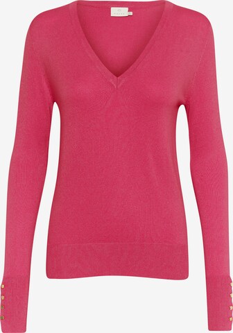 Kaffe Sweater 'Lizza' in Pink: front