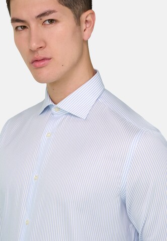 Coupe regular Chemise Boggi Milano en bleu
