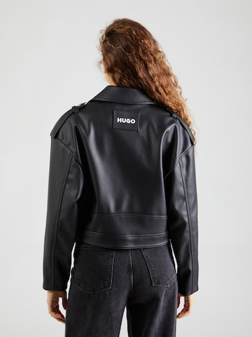 HUGO Демисезонная куртка 'Arida-1' в Черный