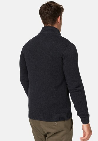 INDICODE JEANS Knit Cardigan 'Lut' in Grey