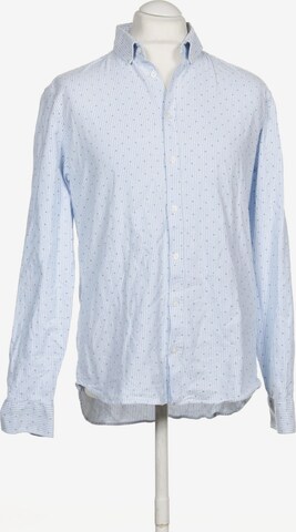 Casual Friday Button Up Shirt in L in Blue: front